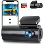 GKU Dash Cam Front and Rear Camera, 4K/2.5K Full Dashcams for Cars with 64GB ...