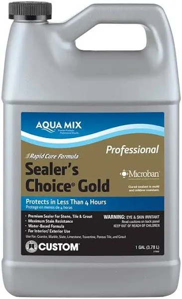 New &amp; Sealed Aqua Mix Professional Rapid Cure Sealer&#039;s Choice Gold 1 US Gallon