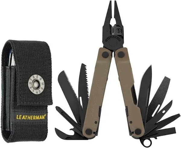 LEATHERMAN, Rebar Multitool with Premium Replaceable Wire Cutters and Saw,Coyote