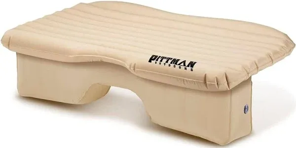 AirBedz Pittman Outdoors PPI-TAN_TRKMAT Inflatable Fabric Rear Seat Truck Air Bed Mattress | 5 Feet in Length | Fits Full-Sized Trucks and SUV's