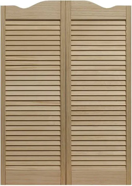 LTL Home * Products 858442 Dixieland Louvered for Café Interi Unfinished 24´´X42