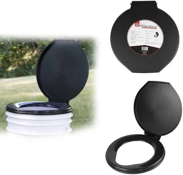 Eco-Friendly Portable Toilet Seat and Lid for Camping &amp; Emergency Preparedness