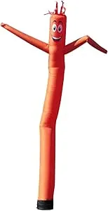 Orange 20ft Tall Inflatable Tube Man Air Powered Dancing Guy for Outdoors (Puppet Attachment only) | Feather Flag Nation