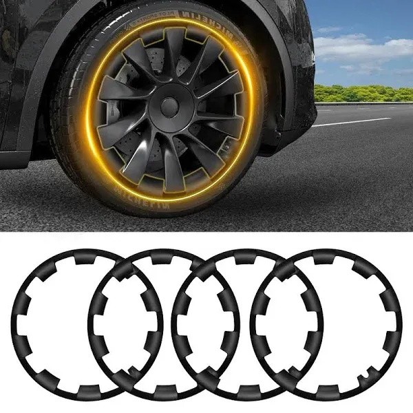 Tesla Model Y 20-inch Wheel Cover Rim Protector ABS Rim Retainer Hub Cap Ca