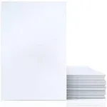 Excelsis Design 15 Pack Foam Board | White Foam Board 3/16 inch Thick White Core Mat | Backing Board for Presentations, Signboards, Arts, Display