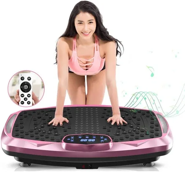 Vibration Plate Exercise Machine Whole Body Workout Vibration Fitness Platfor...