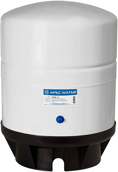 14 Gallon NSF Certified Metal Reverse Osmosis Storage Tank (TANK-14)