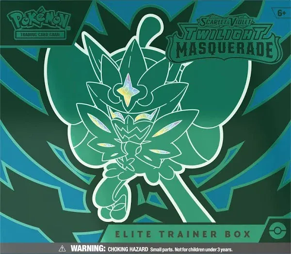 Pokemon Twilight Masquerade Elite Trainer Box - 189-85798 | Blain's Farm & Fleet