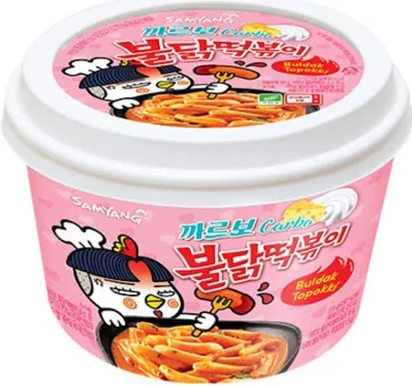 Samyang Carbo Buldak Spicy Chicken Roasted Tteokbokki