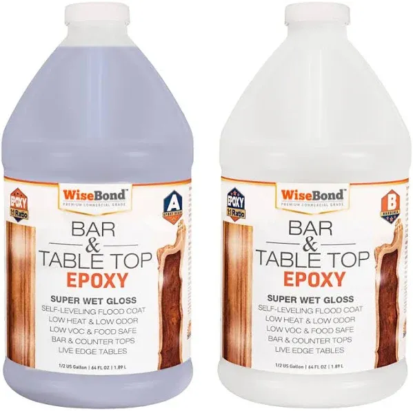 Bar & Table Top Epoxy 1 Gallon Kit