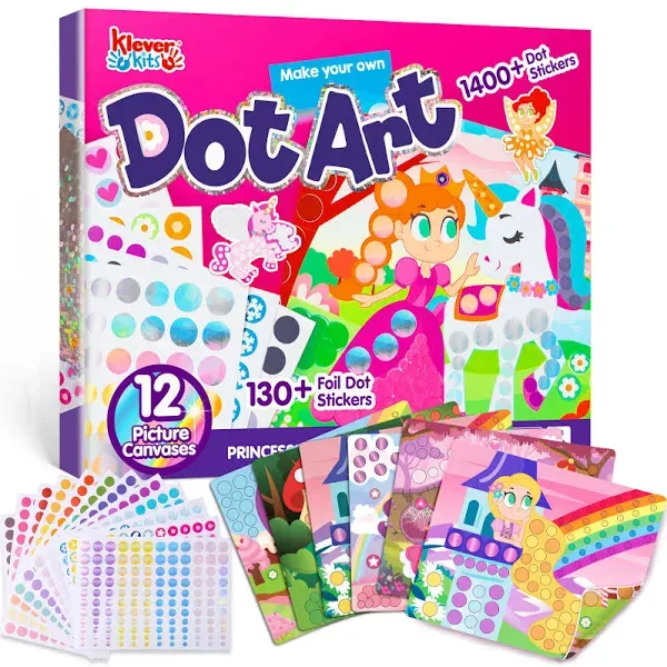 Klever Kits Dot Art Activity Sticker Art