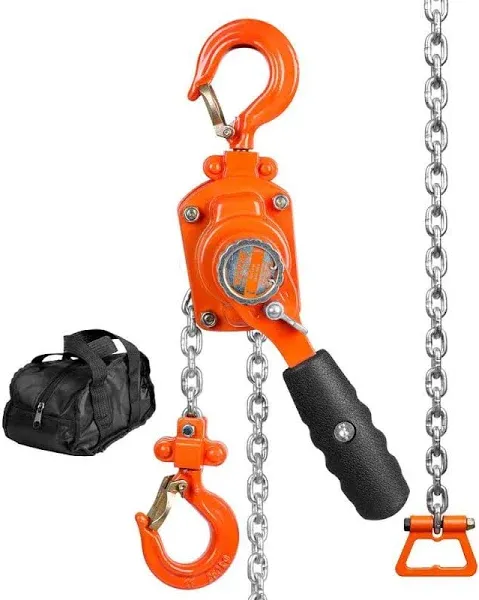 VEVOR mini lever hoist 250 kg chain hoist ratchet hoist pulley hoist 2.8 m lifting height