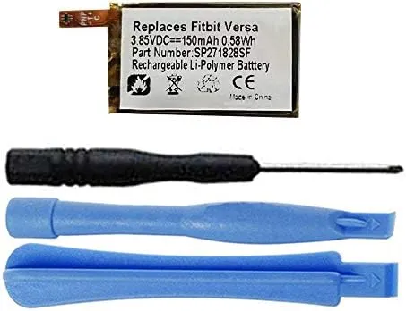 SP271828SF Battery Replacement for Fitbit Versa FB504 FB505 150mAh