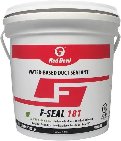 Red Devil F-Seal 181 Fiber Reinforced Water Based Duct Sealant