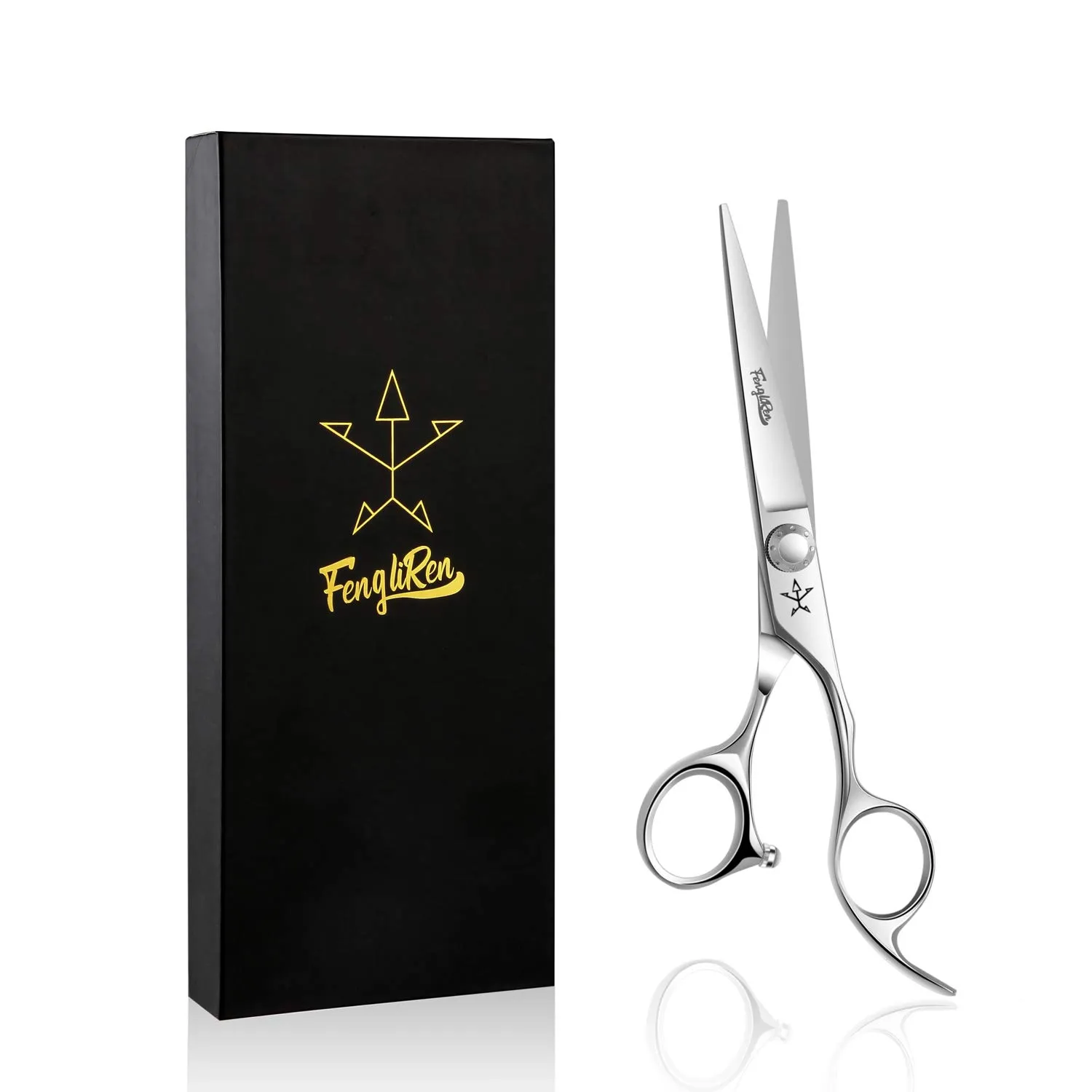 Fengliren High-end Professional Extremely Very Sharp Barber Hair Cutting Scissors Hairdresser Shears For Hair 6.5 Inch Haircut Scissor Made Of Stainl