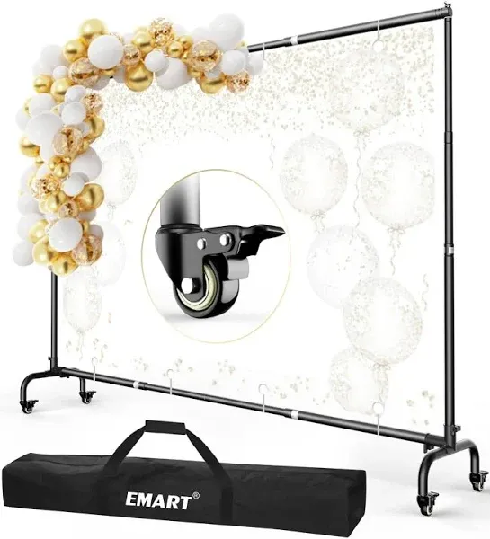 EMART Backdrop Stand with Wheels