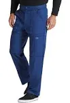 Navy Blue Dickies Scrubs Dynamix Mens Zip Fly Cargo Pant DK110 NAV