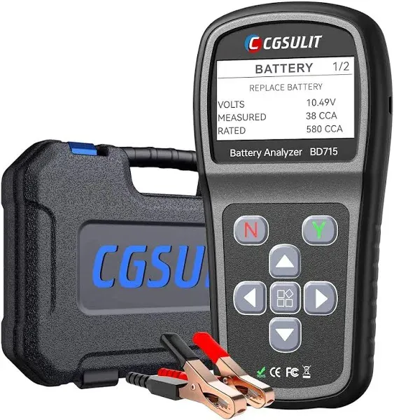 24V 12V Car Battery Tester CGSULIT BD715 Load Tester for 100-2000 CCA Chargin...