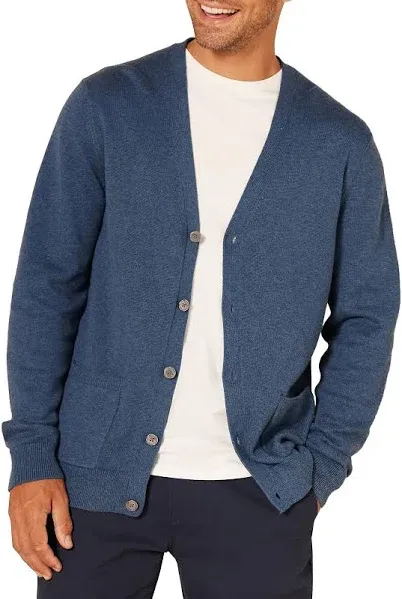 Amazon Essentials Men's Cotton Cardigan Sweater