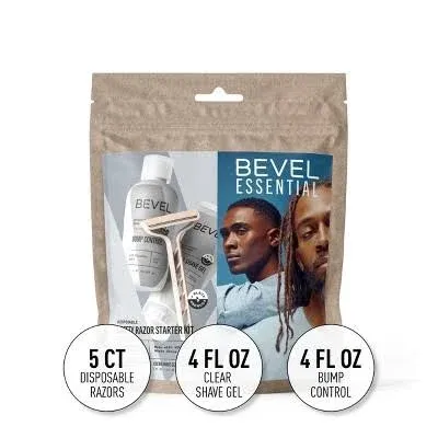 Lots Of 2 Set BEVEL Disposable Razor Starter Kit - 7ct