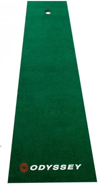 Odyssey 8&#039; x 1&#039; Golf Putting Mat - Green - New In Sealed Factory Box