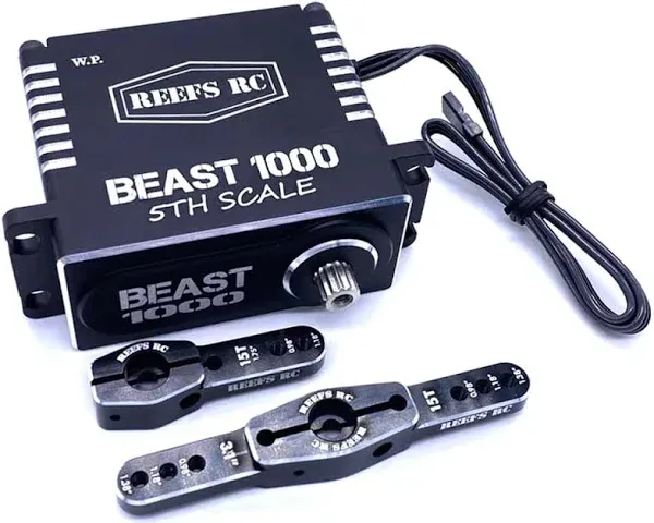 Reefs RC Beast 1000 Waterproof Digital 1/5 Scale Brushless Servo HV High Voltage