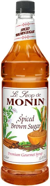 Monin Spiced Brown Sugar Syrup - Bottle (750mL)