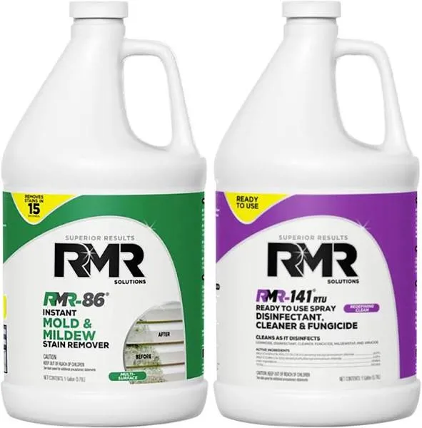 RMR Complete Mold Killer & Stain Remover Bundle, 2-32 Oz. Bottles