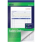 Better Office Products 2-Part Carbonless Large Sales Order Books, 50 Sets, 3 Count Pack, White