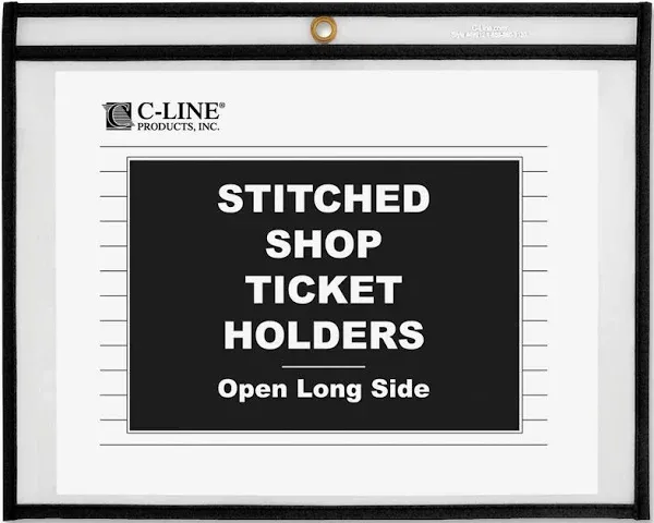 C-Line Stitched Shop Ticket Holders