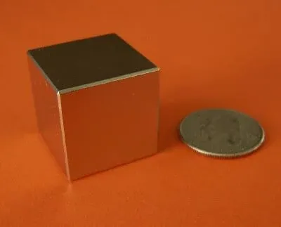 Super Strong Neodymium Magnet N42 1" Cube Permanent Magnet Cube, The World's Strongest & Most Powerful Rare Earth Magnets by Applied Magnets