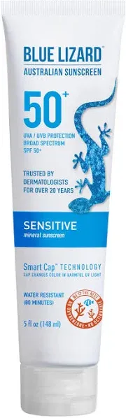 Blue Lizard Sensitive Face Mineral Sunscreen 1.7 oz - SPF 30+