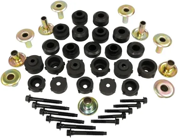 New Crown Automotive 55176180MK Body Mount Master Kit Fits 97-06 Wrangler (TJ)