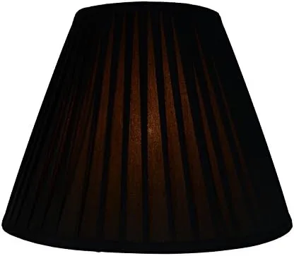 Empire Side Pleat Lamp Shade, 8&#034; Top, 16&#034; Bottom, 11&#034; Slant