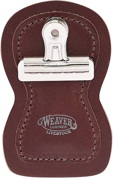 Weaver Leather Show Number Holder Brown