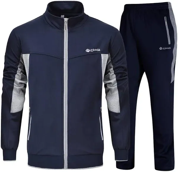 Men's Tracksuits Outfits Set 2 Piece Jogging Suits Warm Up Sweatsuits Track Suits Sets