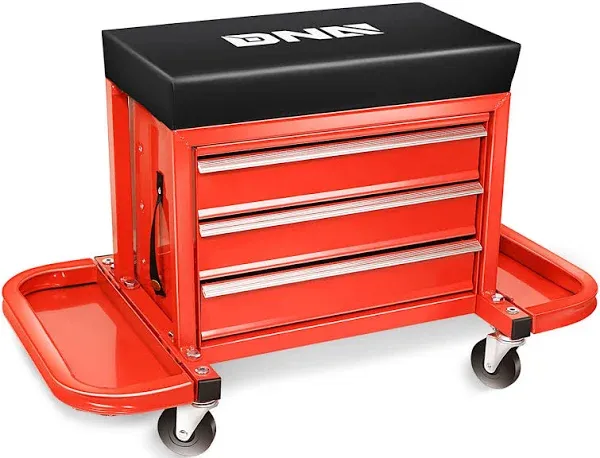 DNA Motoring Tools Rolling Mechanic Seat Tool Chest