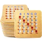 Leather Shutter Bingo Cards - 50 Pack