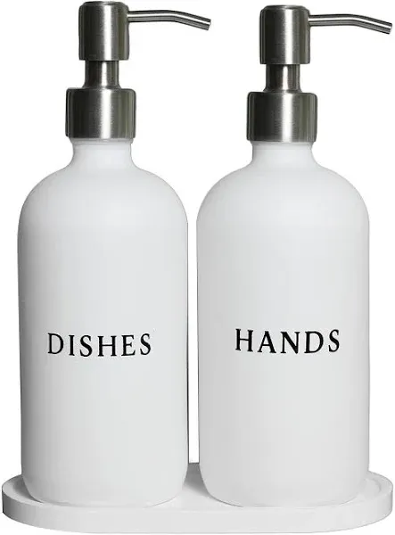 6 oz Kitchen Sink Soap Dispenser Set