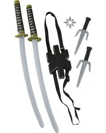 Fun World Ninja Double Sword Set