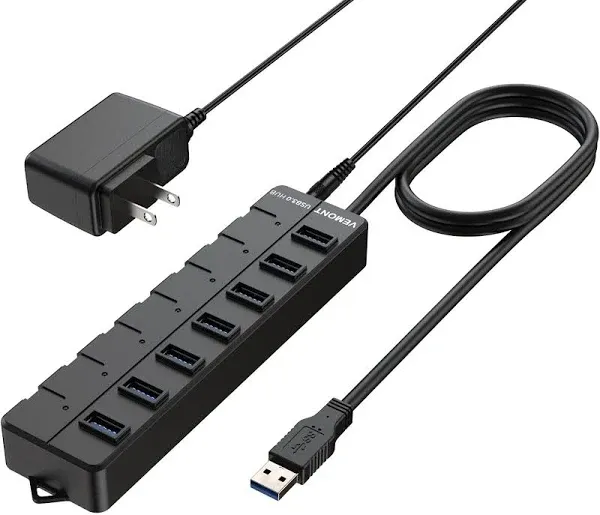 USB hub Computer Peripheral Equipment 7 Port USB 3.0 hub with 5V2A Power