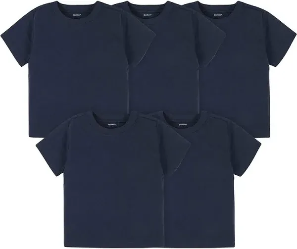 5-Pack Infant &amp; Toddler Navy Premium Short Sleeve Tees