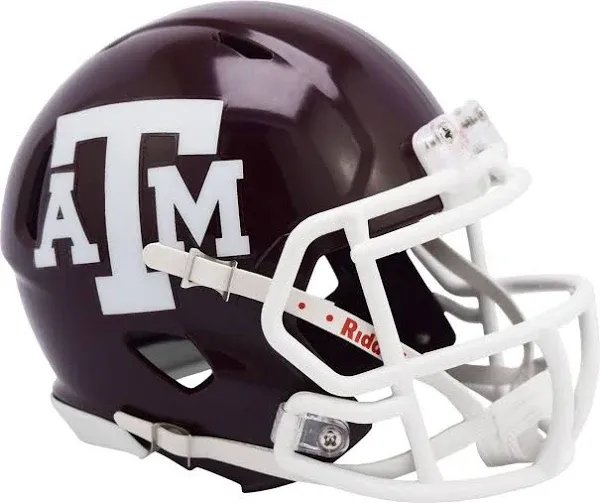 Texas A&M Aggies Riddell Maroon Speed Mini Helmet