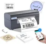 Bluetooth Thermal Label Printer, 4x6 Shipping Label Printer, Wireless Label P...