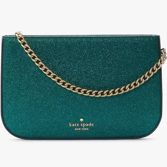 Kate Spade Glimmer Glitter Leather Pochette