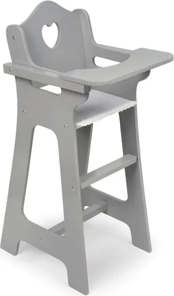 Badger Basket Doll High Chair - Executive Gray