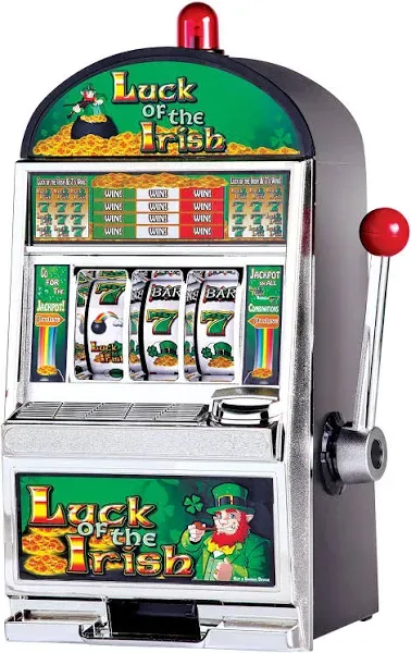 Trademark Luck of the Irish Slot Machine Bank