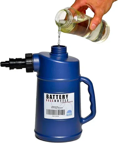 Heavy Duty Battery Filler With Auto Shut And Drip-Free Valve | 2-Quart Capaci...