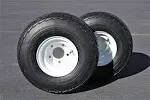 Antego 5-Hole 8" x 7" White Trailer Wheel & Tire 215/60-8 (18.5x8.50-8) 6ply