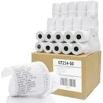 Thermal Paper Receipt Rolls 2-1/4 X 50 50/CS by Gorilla Supply